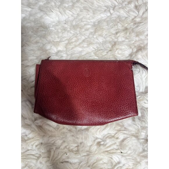 Vintage Mark Cross Small Zippered Leather Pouch Italy-AS IS - Picture 1 of 9